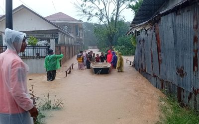 Banjir Rendam Tiga Kecamatan di Kota Padang