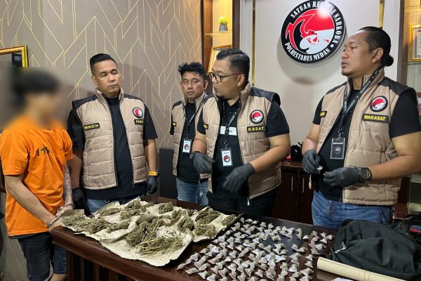 Kehilangan Pekerjaan, Residivis di Medan Tembung Diduga Edarkan Ganja