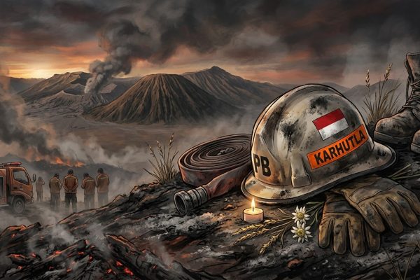 Empat Petugas Karhutla di Bromo Gugur, Dua Luka Bakar