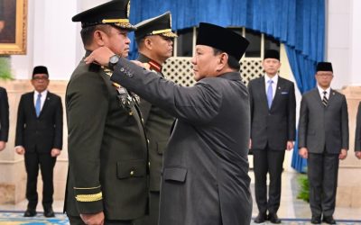 Prabowo Lantik Sejumlah Pejabat, Maruli Jadi Wakil Panglima TNI dan Tandyo KSAD