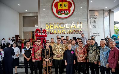 Gubernur Sumut Bobby Nasution Resmikan Sekolah Guang Ming