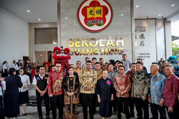 Gubernur Sumut Bobby Nasution Resmikan Sekolah Guang Ming