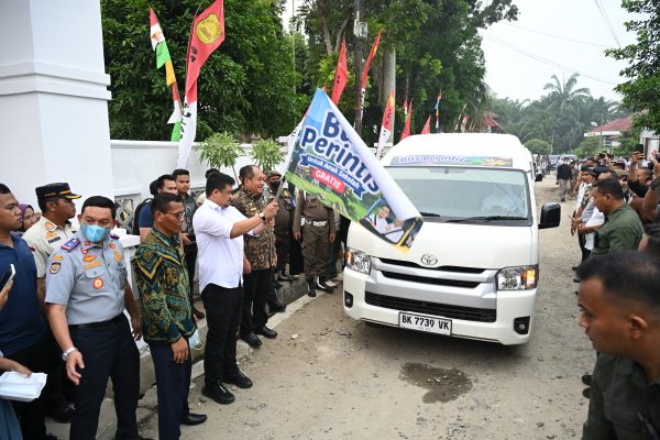 33 Bus Gratis di Lima Kabupaten di Sumut Diluncurkan, Permudah Akses Sekolah bagi 1.008 Pelajar