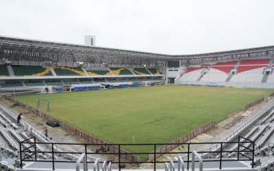 Rico Waas Kawal Penyelesaian Stadion Teladan, Fasad, Tangga dan Akses Tribun Masih Perlu Dibenahi