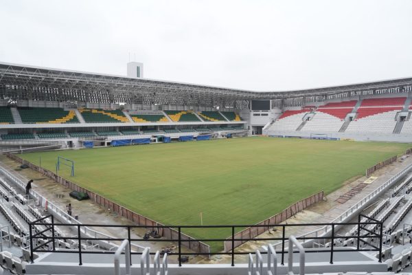 Rico Waas Kawal Penyelesaian Stadion Teladan, Fasad, Tangga dan Akses Tribun Masih Perlu Dibenahi